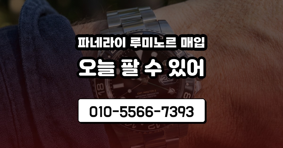 파네라이 루미노르 매입