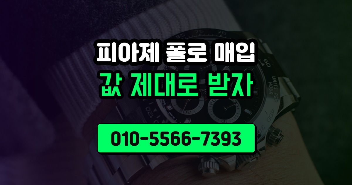 피아제 폴로 매입