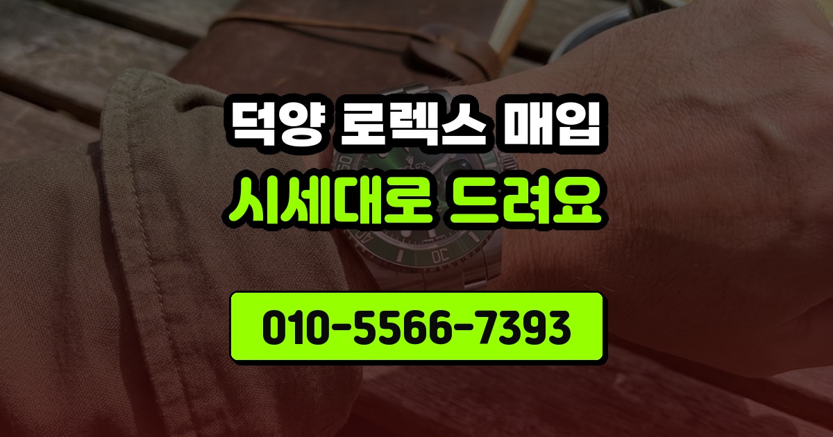 덕양 로렉스 매입