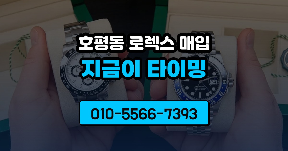 호평동 로렉스 매입