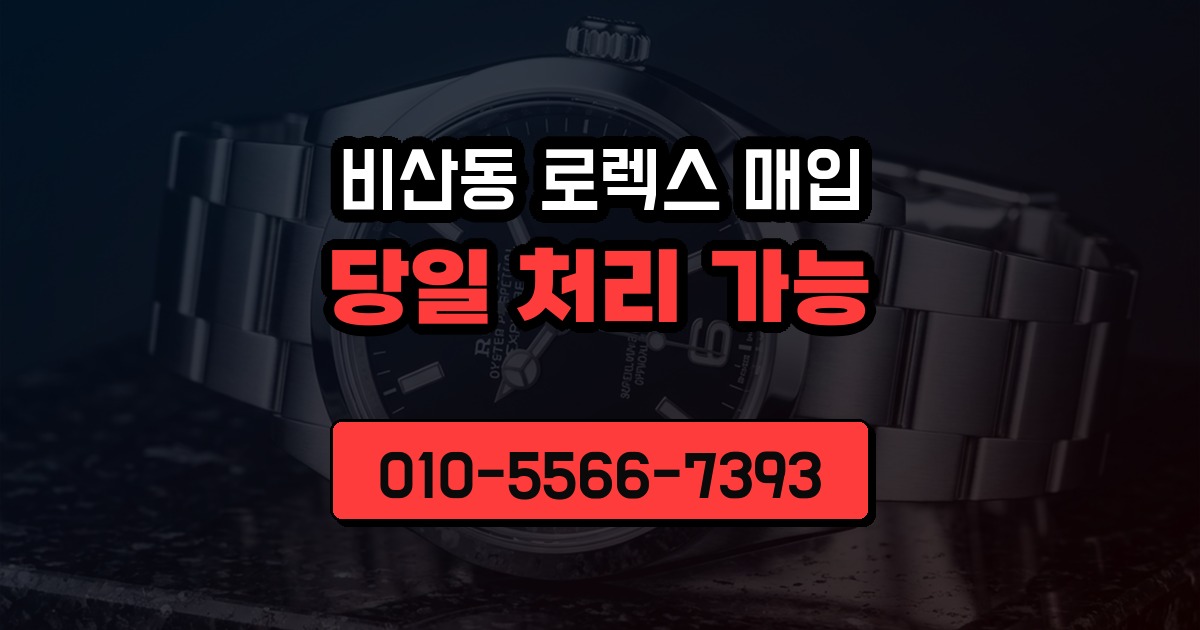 비산동 로렉스 매입