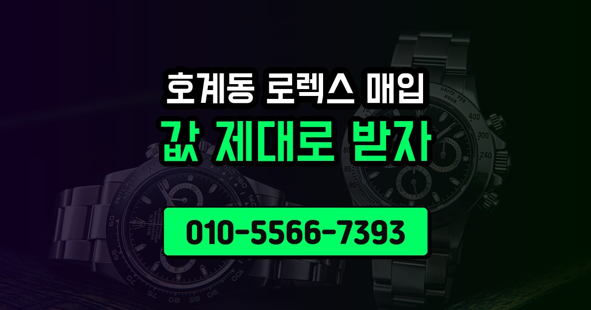 호계동 로렉스 매입