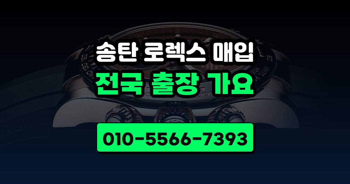 송탄 로렉스 매입