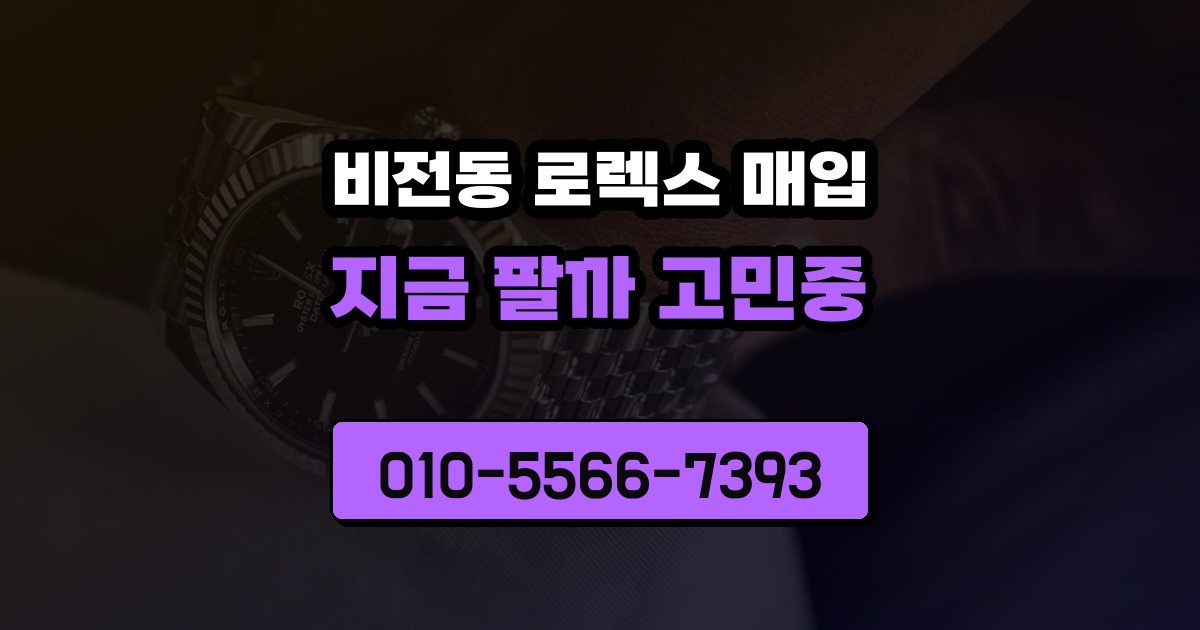 비전동 로렉스 매입