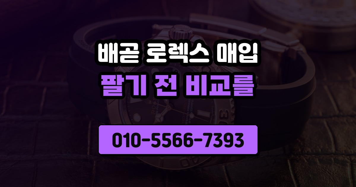 배곧 로렉스 매입