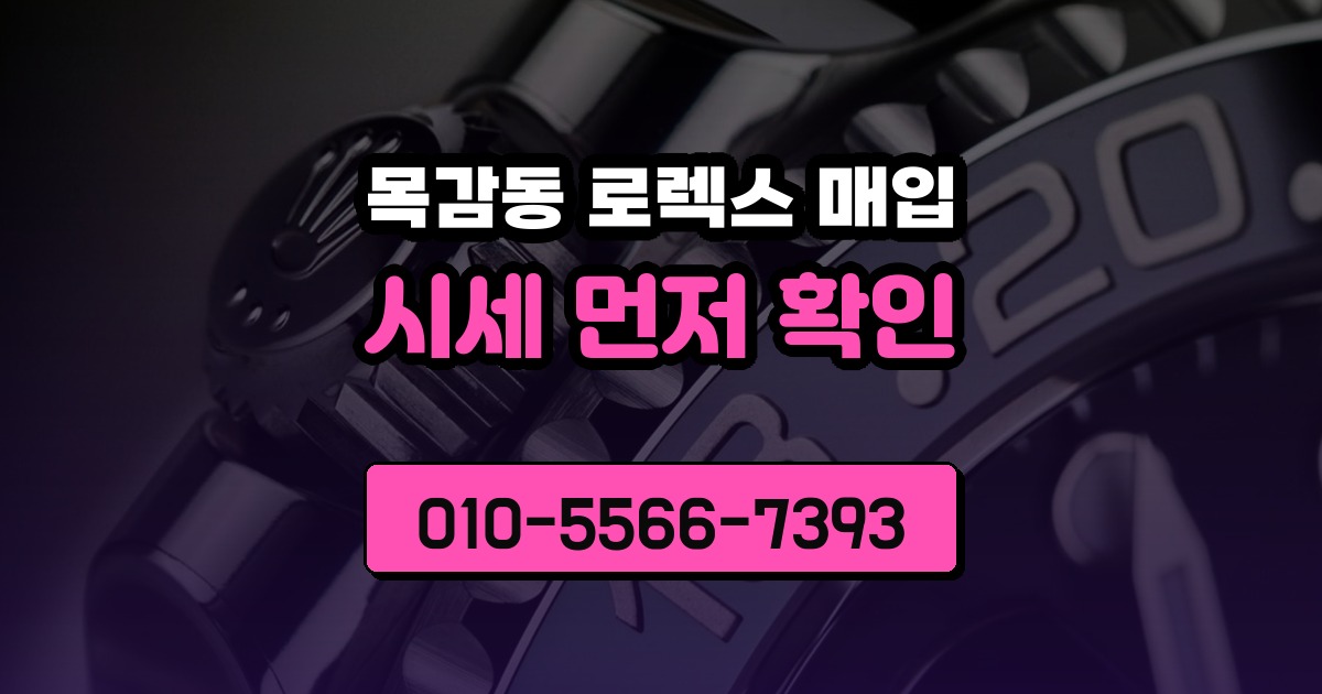 목감동 로렉스 매입