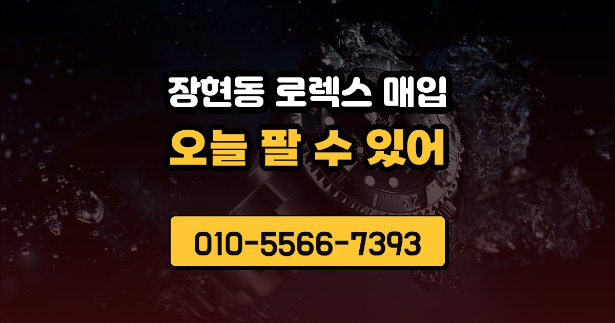 장현동 로렉스 매입