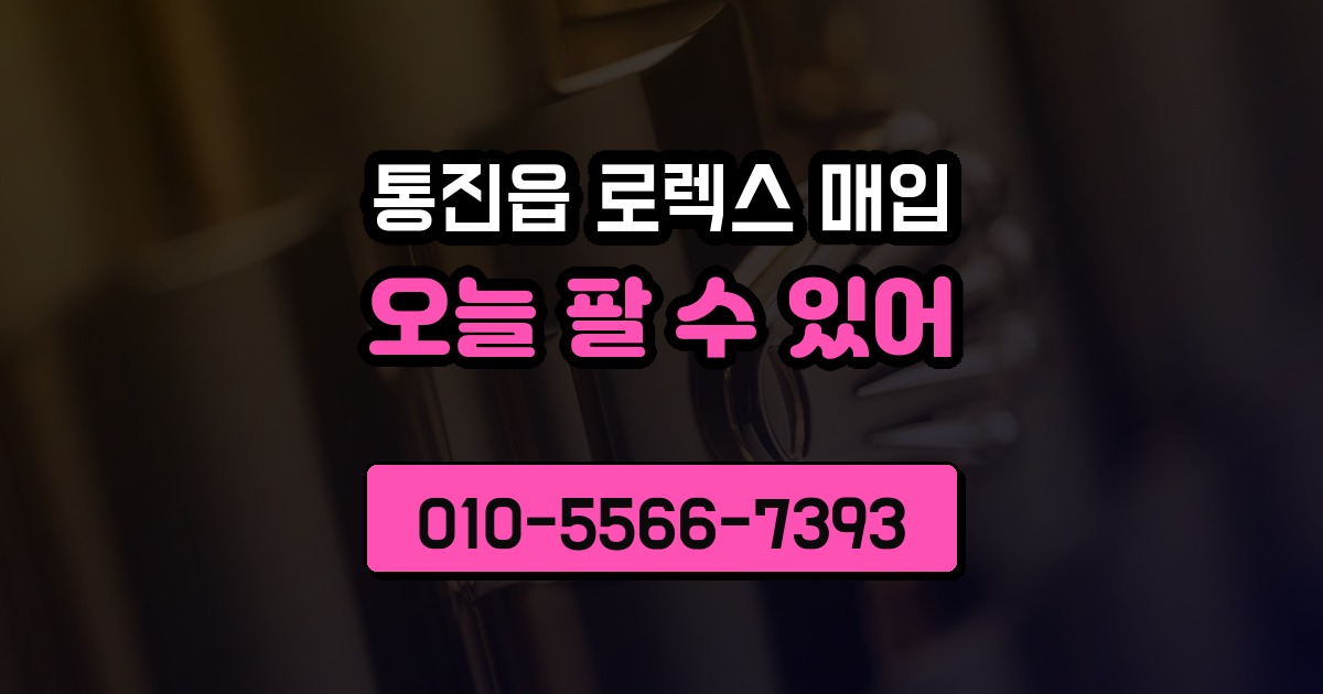 통진읍 로렉스 매입