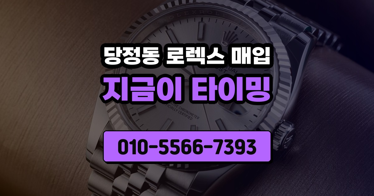 당정동 로렉스 매입